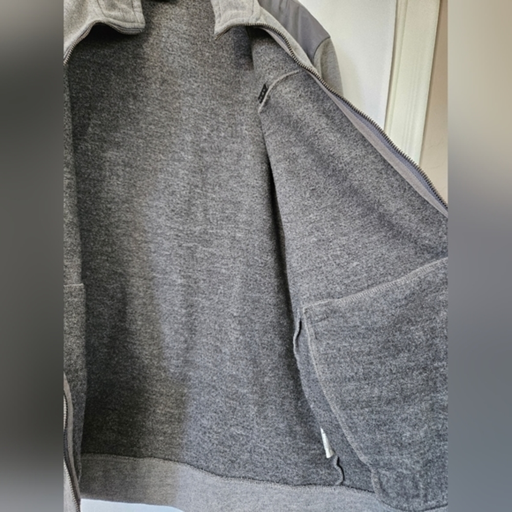 Calvin Klein Jeans men's zip up fleece jacket vintage size large - Picture 5 of 8